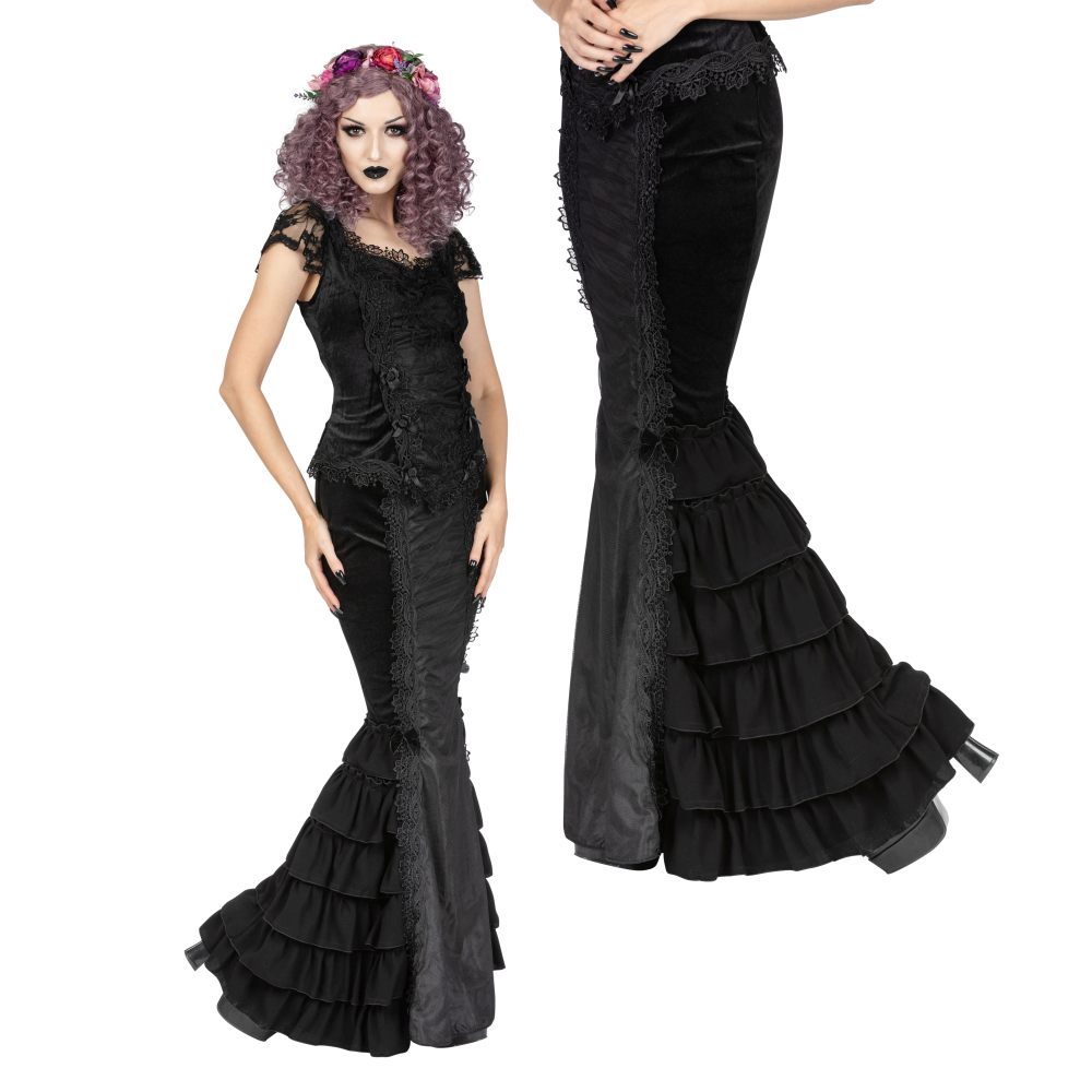 Sinister - 1130 Lange rok - Zwart